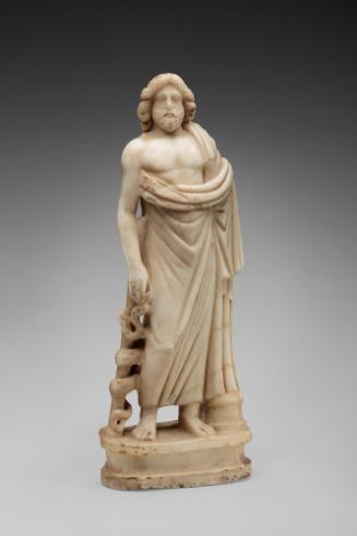 Statuette of Asclepius Holding an Egg