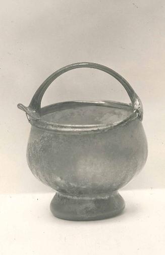 Footed Bowl with Basket Handle