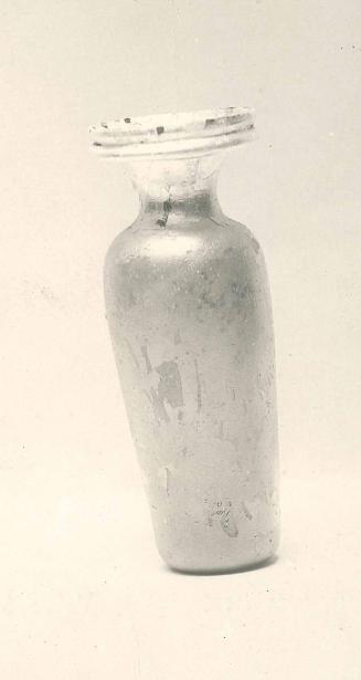 Cylindrical Bottle with Collar Rim