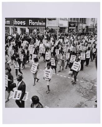 Marchers On Main Street: from the portfolio I Am A Man