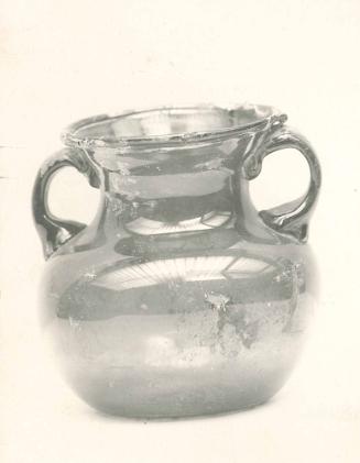 Squat Bulbous Jar with Two Handles