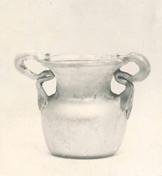 Bulbous Jar with Two Handles