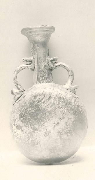 Lentoid Bottle with Two Handles