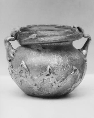 Bulbous Jar with Two Handles