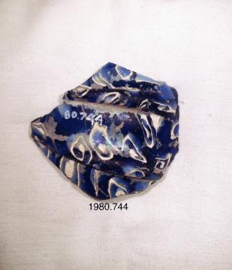 Body fragment of a ribbed bowl