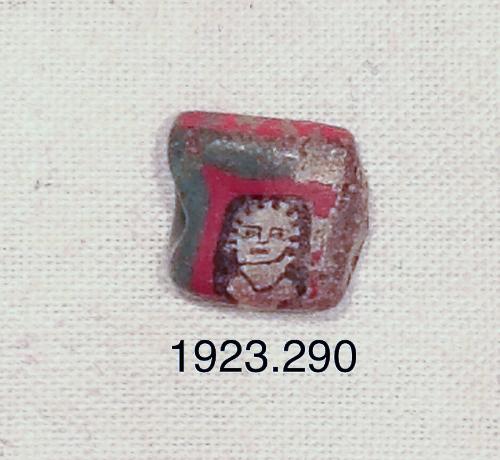 Mosaic cane face bead