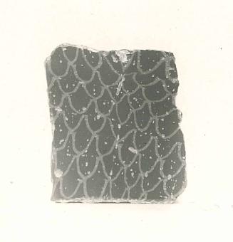 Fragment of mosaic glass