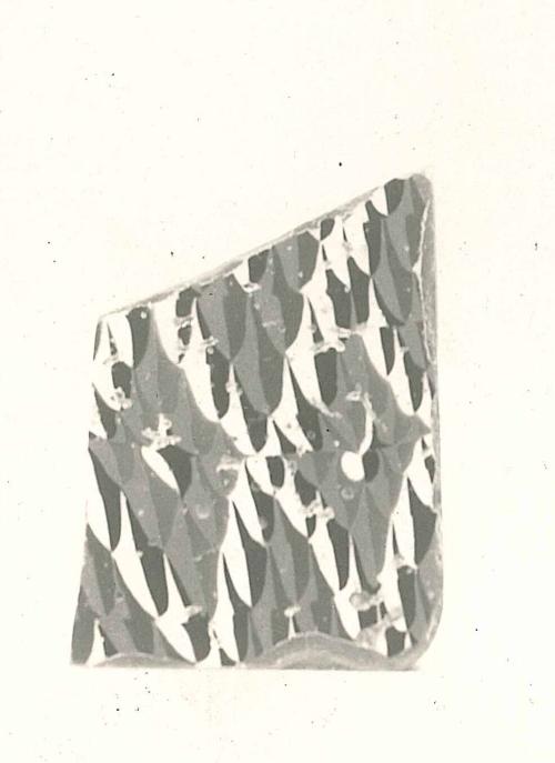 Fragment of mosaic glass