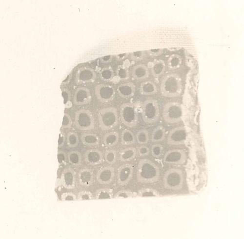 Fragment of mosaic glass