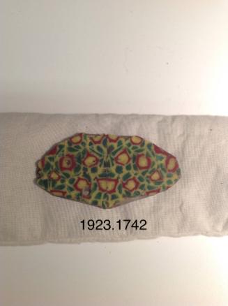 Fragment of mosaic glass