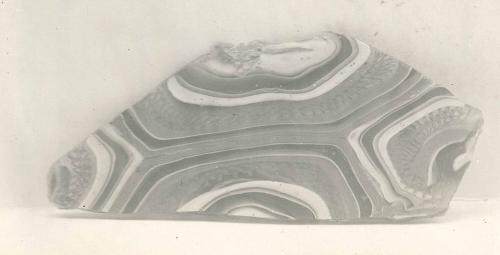 Fragment of mosaic glass