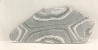 Fragment of mosaic glass