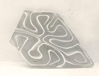 Fragment of mosaic glass