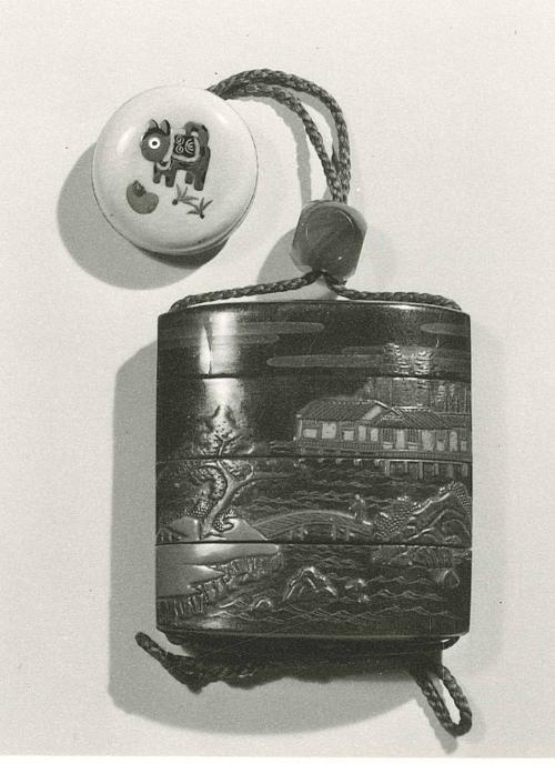 Inro: Chinese landscape