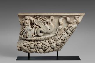 Fragment of a Garland Sarcophagus with Medea