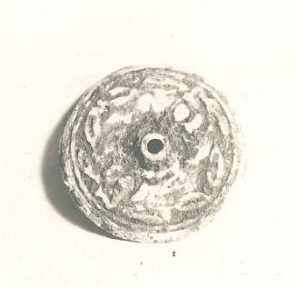 Disk with Floral Designs