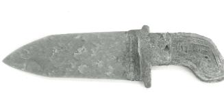 Jade Dagger-Axe (Ge) with Bronze Haft