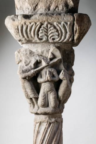 Double Capitals from Saint-Pons-de-Thomières; Scenes from the Life of Saint Pons: Proconsul ordering beheading of St. Pons / Beheading of St. Pons / Witnesses