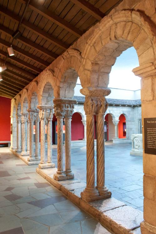 Arcade with Double Capitals and Columns, possibly from Notre-Dame-de-Pontaut