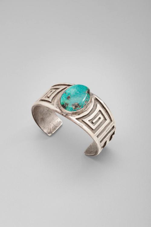 Silver and Turquoise Bracelet