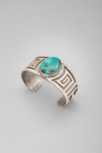 Silver and Turquoise Bracelet