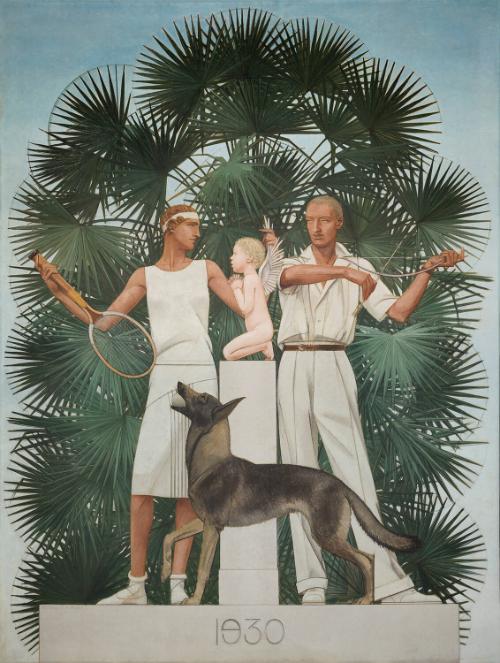 Tennis Allegory of Love 1930